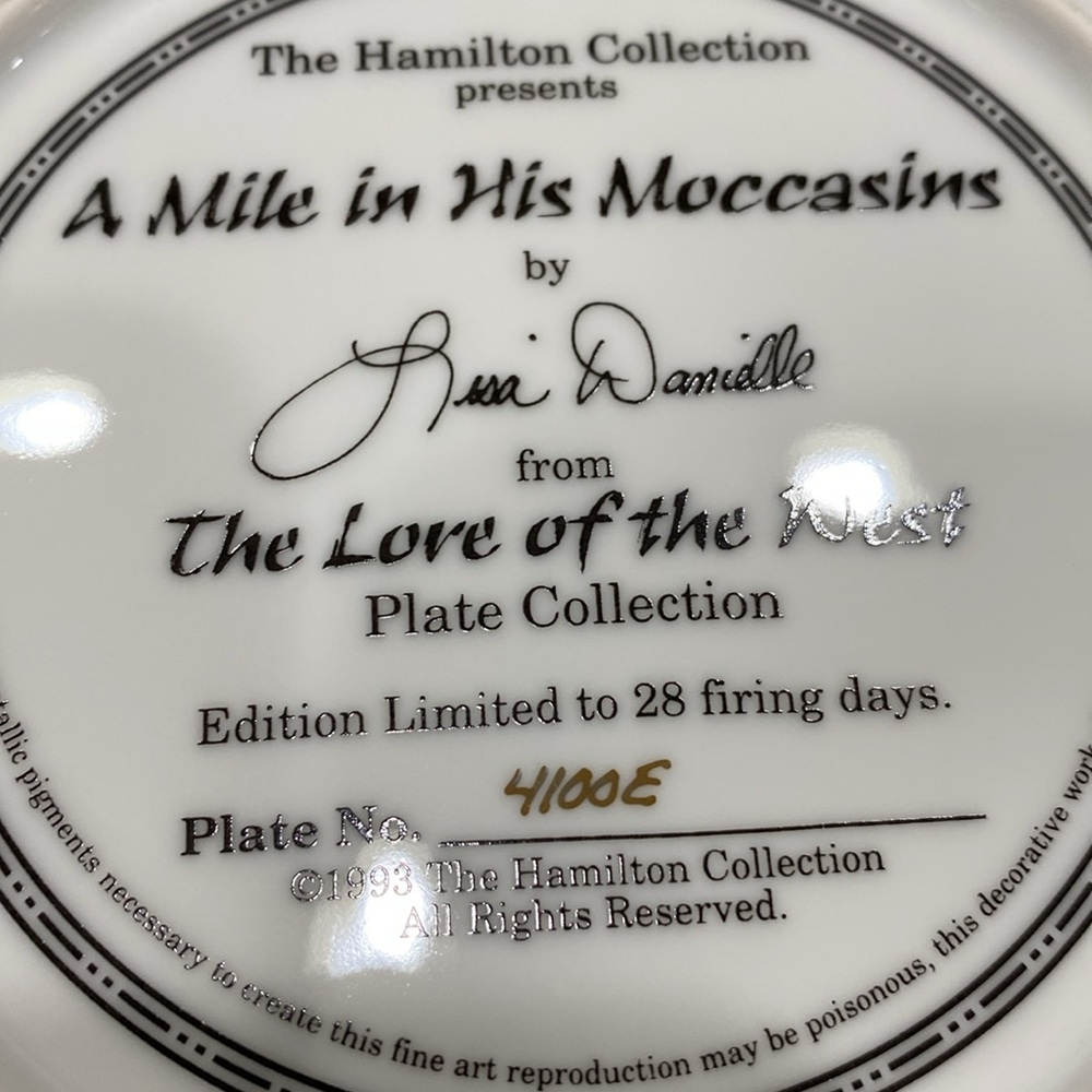 Hamilton Collection, decorative plate. - Picture 8 of 8